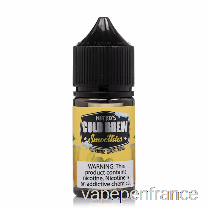 Melon Ananas - Sels D'infusion Froide Nitros - Stylo Vape 30 Ml 25 Mg